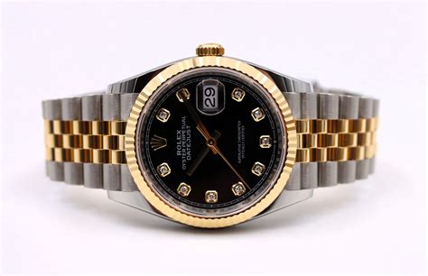 rolex nero diamanti|rolex datejust style.